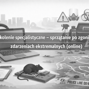 Szkolenie specjalistyczne – sprzątanie po zgonie / zdarzeniach ekstremalnych (online)